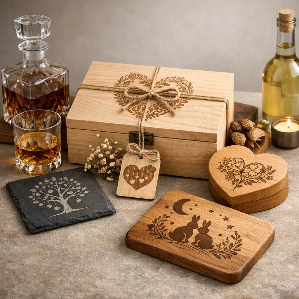 Holzboxen / Geschenkboxen